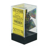 Chessex: Festive Rio/Yellow 7 Die Set