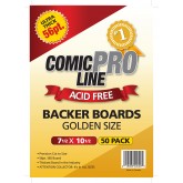 Comic Pro Line: Backer Boards - Golden Size 56-point 50CT Pack