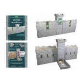 Role 4 Initiative Castle Keep Dice Tower with Turn Tracker and DM Screens