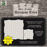 Role 4 Initiative Dry Erase Dungeon Tiles White 5 10 Inch, 16 5 inch Square