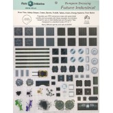 Role 4 Initiative Dungeon Dressing Sticker Future  Industrial Reusable Vinyl