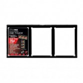 Ultra Pro One Touch 3 Card Black Border Magnetic Holder