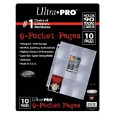 Ultra Pro 9-Pocket Platinum Page For Standard Size Cards (10-Pack)